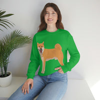 Shiba Inu Unisex Heavy Blend™ Crewneck Sweatshirt, S - 3XL, 6 Colors, Cotton/Polyester, Medium Heavy Fabric, FREE Shipping, Made in USA!!