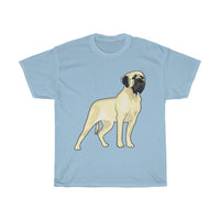 Mastiff Unisex Heavy Cotton Tee, S-5XL, 12 Colors Available, 100% Cotton, Made in the USA!!