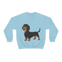 Dachshund Unisex Heavy Blend™ Crewneck Sweatshirt, S - 2XL, 14 Colors, Cotton/Polyester, Medium Fabric, FREE Shipping, Made in USA!!