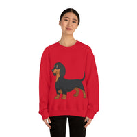Dachshund Unisex Heavy Blend™ Crewneck Sweatshirt, S - 2XL, 14 Colors, Cotton/Polyester, Medium Fabric, FREE Shipping, Made in USA!!