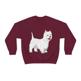 West Highland White Terrier Unisex Heavy Blend™ Crewneck Sweatshirt, S - 5XL, Cotton/Polyester, FREE Shipping, Made in USA!!