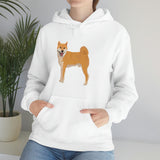 Shiba Inu Unisex Heavy Blend™ Hooded Sweatshirt, S -5XL, 12 Colors, Cotton/Polyester, Medium Heavy Fabric, FREE Shipping, Made in USA!!