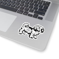 Shih Tzu Kiss-Cut Stickers
