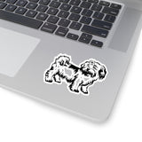 Shih Tzu Kiss-Cut Stickers