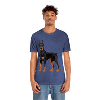 Doberman Pinscher Unisex Jersey Short Sleeve Tee