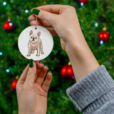 French Bulldog Ceramic Ornaments