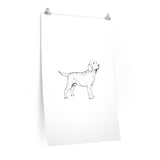 Labrador Retriever Premium Matte vertical posters