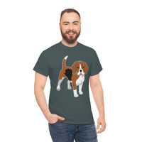 Beagle Unisex Heavy Cotton Tee, Made in the USA!!