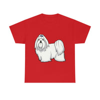 Maltese Unisex Heavy Cotton Tee, S - 5XL, 12 Colors, 100% Cotton, Medium Fabric, FREE Shipping, Made in USA!!
