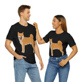 Shiba Inu Unisex Jersey Short Sleeve Tee, S - 3XL, 16 Colors, 100% Cotton, Light Fabric, FREE Shipping, Made in USA!!