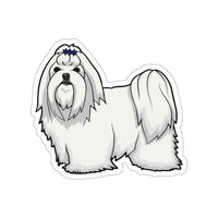 Shih Tzu Die-Cut Stickers, Water Resistant Vinyl, 5 Sizes, Matte Finish, Indoor/Outdoor, FREE Shipping, Made in USA!!