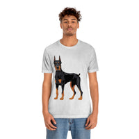 Doberman Pinscher Unisex Jersey Short Sleeve Tee