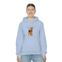 Airedale Terrier Unisex Heavy Blend Hooded Sweatshirt, S - 5XL, 12 Colors, Cotton/Polyester, FREE Shipping, Made in USA!!