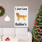 Golden Retriever Premium Matte vertical posters, 7 Sizes, Matte Finish, Museum Grade Paper, FREE Shipping, Made in USA!!