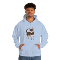 Chihuahua Unisex Heavy Blend Hooded Sweatshirt, Cotton/Polyester, S- 5XL, 13 Colors, Free Shipping, Made In Usa!!