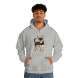 Chihuahua Unisex Heavy Blend Hooded Sweatshirt, Cotton/Polyester, S- 5XL, 13 Colors, Free Shipping, Made In Usa!!