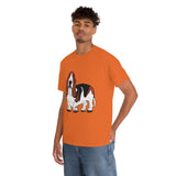 Basset Hound Unisex Heavy Cotton Tee, S - 5XL, 12 Colors, 100% Cotton, FREE  Shipping, Made in USA!!