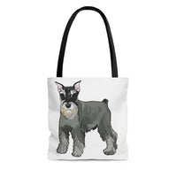 Miniature Schnauzer AOP Tote Bag