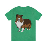 Shetland Sheepdog Unisex Jersey Short Sleeve Tee
