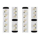 Mastiff Sublimation Socks, 95% Polyester, 3 Sizes, Cushioned Bottoms, Made in the USA!!