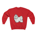 Maltese Unisex Heavy Blend™ Crewneck Sweatshirt, S - 3XL, 11 Colors, Cotton/Polyester, Loose Fit, FREE Shipping, Made in USA!!