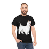 West Highland White Terrier Unisex Heavy Cotton Tee, S - 5XL, Cotton, FREE Shipping, Made in USA!!