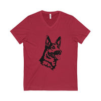 German Shepherd V-Neck Tee