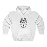 Siberian Husky Unisex Heavy Blend™ Hooded Sweatshirt, S - 5XL, 12 Colors, FREE Shipping, Made in USA!!