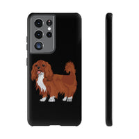 Ruby Cavalier King Charles Spaniel Tough Cases, Matte/Glossy, Outer Shell, 2 Layer Case For Protection, Over 30 Cases!!