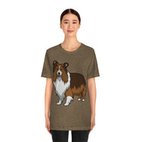 Shetland Sheepdog Unisex Jersey Short Sleeve Tee