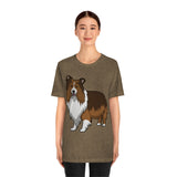 Shetland Sheepdog Unisex Jersey Short Sleeve Tee