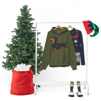 Dachshund Unisex Heavy Blend™ Hooded Sweatshirt, S - 5XL, 13 Colors, Cotton/Polyester, FREE Shipping, Made in USA!!