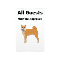 Shiba Inu Premium Matte Vertical Poster, 7 Sizes, Indoor Use, 175 gsm Fine Art Paper, FREE Shipping, Made in USA!!