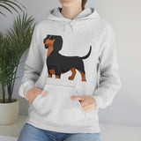 Dachshund Unisex Heavy Blend™ Hooded Sweatshirt, S - 5XL, 13 Colors, Cotton/Polyester, FREE Shipping, Made in USA!!