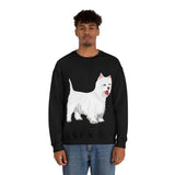West Highland White Terrier Unisex Heavy Blend™ Crewneck Sweatshirt, S - 5XL, Cotton/Polyester, FREE Shipping, Made in USA!!