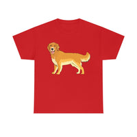 Golden Retriever Unisex Heavy Cotton Tee