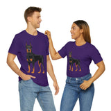 Doberman Pinscher Unisex Jersey Short Sleeve Tee