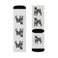 Miniature Schnauzer Sublimation Socks