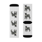 Miniature Schnauzer Sublimation Socks