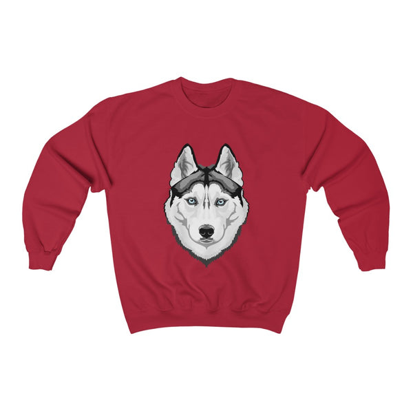 Siberian Husky Unisex Heavy Blend™ Crewneck Sweatshirt, S - 5XL, 7 Colors, FREE Shipping, Made in USA!!