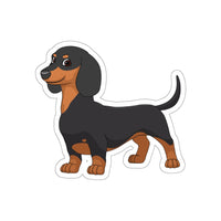 Dachshund Die-Cut Stickers, Water Resistant Vinyl, 5 Sizes, Matte Finish, Indoor/Outdoor, FREE Shipping, Made in USA!!