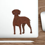 Vizsla Die-Cut Stickers,  Water Resistant Vinyl, 5 Sizes, Matte Finish, Indoor/Outdoor, FREE Shipping, Made in USA!!