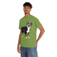 Australian Shepherd Unisex Heavy Cotton Tee, S-5XL, 12 Colors, 100% Cotton, Light Fabric, FREE Shipping, Made in USA!!
