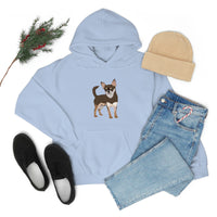 Chihuahua Unisex Heavy Blend Hooded Sweatshirt, Cotton/Polyester, S- 5XL, 13 Colors, Free Shipping, Made In Usa!!