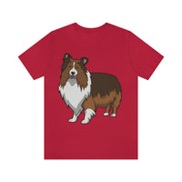 Shetland Sheepdog Unisex Jersey Short Sleeve Tee