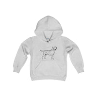 Labrador Retriever Boys Hoodies, Kids Heavy Blend Hooded Sweatshirt