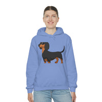 Dachshund Unisex Heavy Blend™ Hooded Sweatshirt, S - 5XL, 13 Colors, Cotton/Polyester, FREE Shipping, Made in USA!!