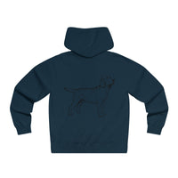 Labrador Retriever Hoodies, Men's Lightweight Pullover Hooded Sweatshirt