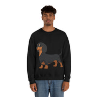 Dachshund Unisex Heavy Blend™ Crewneck Sweatshirt, S - 2XL, 14 Colors, Cotton/Polyester, Medium Fabric, FREE Shipping, Made in USA!!