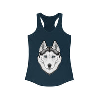 Siberian Husky Women's Ideal Racerback Tank